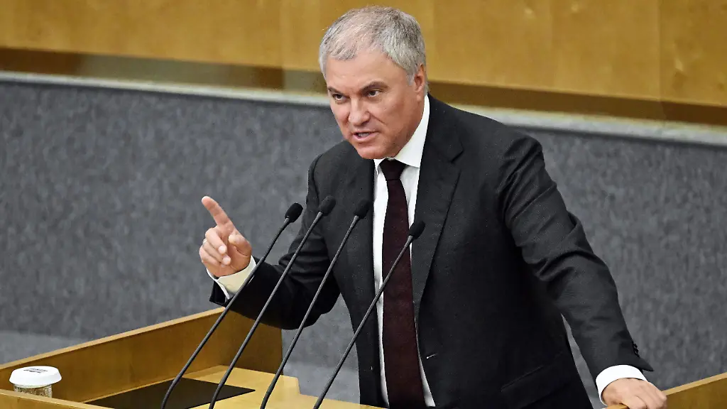 Duma-Chef droht Ukraine mit Massenvernichtungswaffen