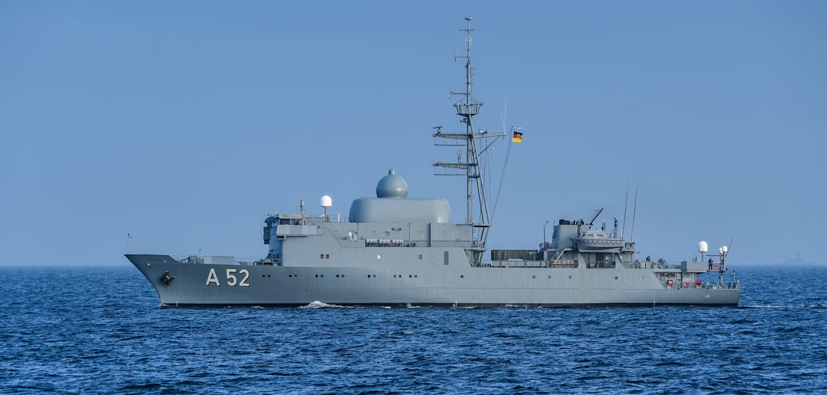 Marine reagiert auf russische Schiffe in der Ostsee