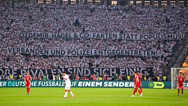 DFB-Pokalfinale von Fanprotesten unterbrochen