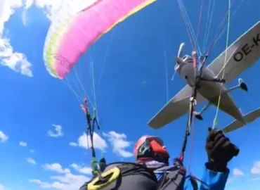 Beinahe-Kollision zwischen Cessna und Gleitschirm: Pilotin überlebt