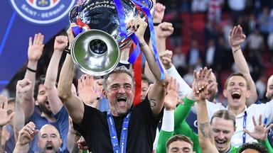 Triumph in der Champions League: PSG-Feier in Budapest