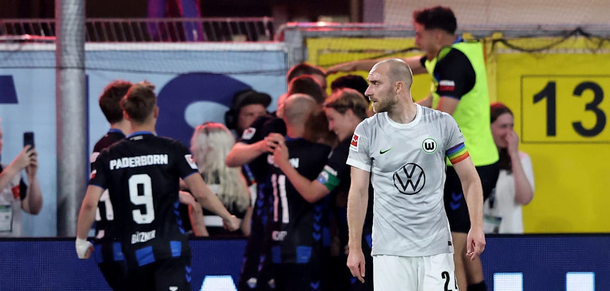 Paderborn feiert Aufstieg, Wolfsburg steigt ab