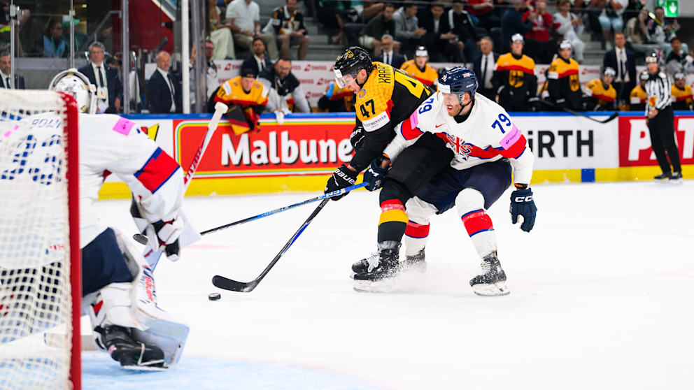Deutschland siegt bei Eishockey-WM gegen Großbritannien