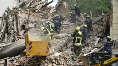 Einsturz eines Wohnhauses in Görlitz: Suche nach Vermissten