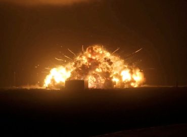 Explosion der New-Glenn-Rakete