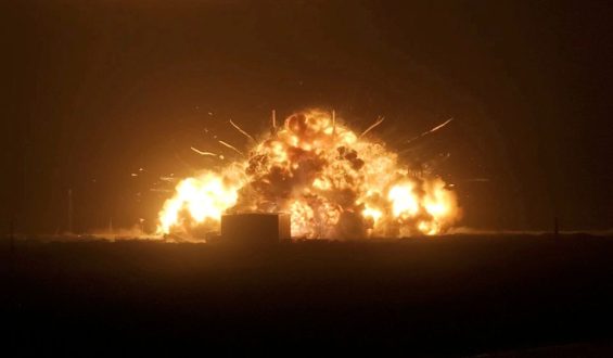Explosion der New-Glenn-Rakete