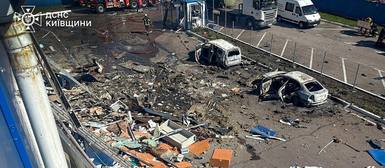 Russische Drohnenangriffe in der Ukraine: Opfer und Zerstörung