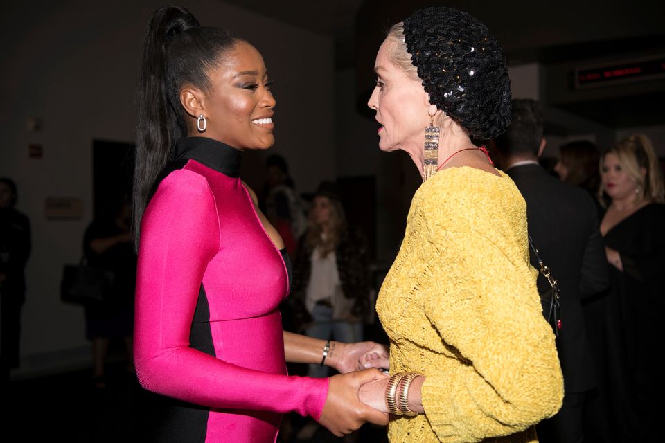 Sharon Stone und Keke Palmer im Gespräch über die Frauenbewegung