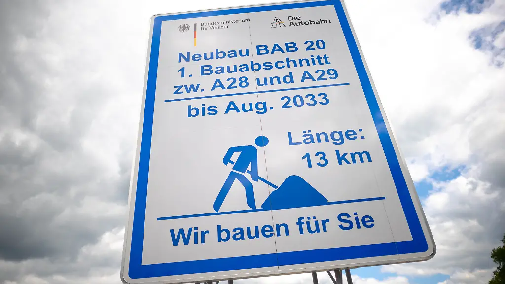 Ausbau der A20 in Niedersachsen gestartet