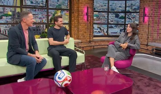 Fußball-Ehepaar im gemeinsamen TV-Auftritt