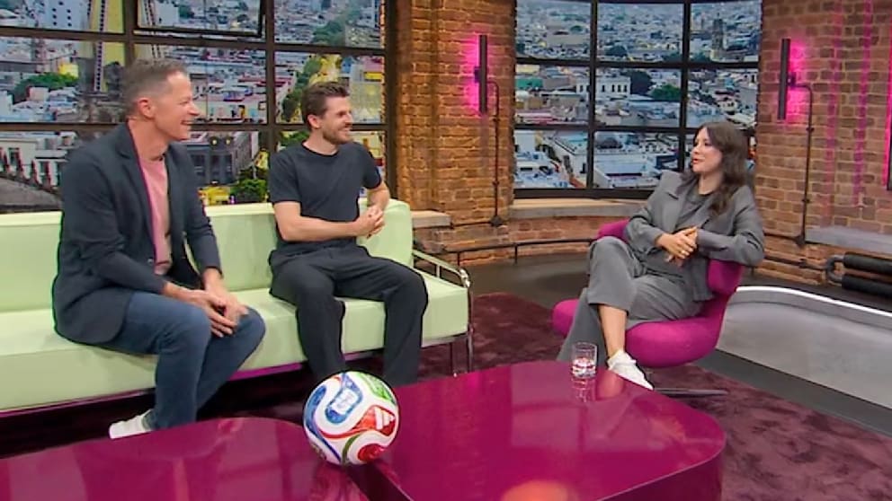 Fußball-Ehepaar im gemeinsamen TV-Auftritt