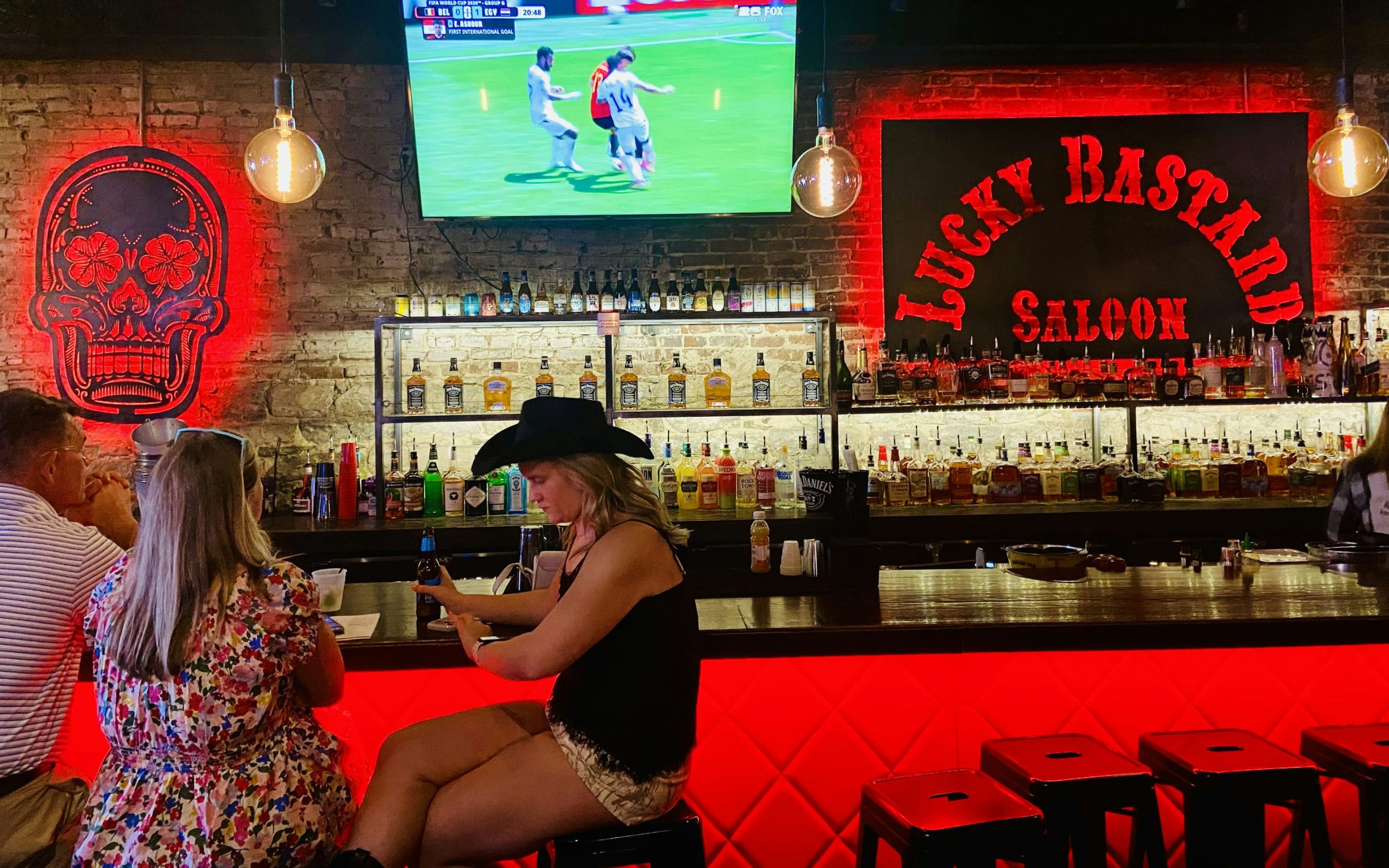 Fußball-WM in Nashville: Geringe Begeisterung im Lucky Bastard Saloon