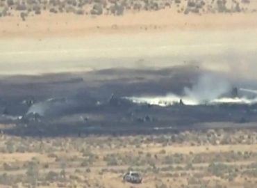 Schrecklicher Absturz eines B-52-Bombers in Kalifornien