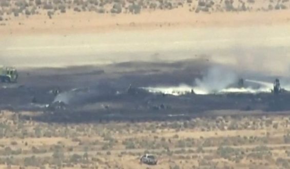 Schrecklicher Absturz eines B-52-Bombers in Kalifornien