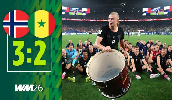 Haaland sichert Norwegen den Sieg gegen Senegal