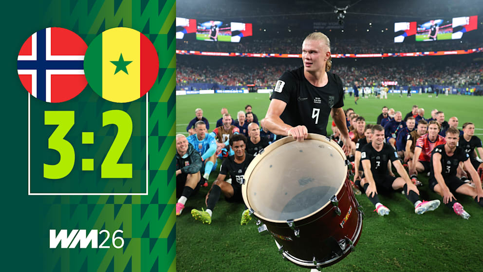 Haaland sichert Norwegen den Sieg gegen Senegal