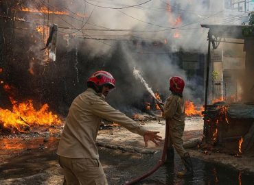 Tödlicher Brand in Neu-Delhi