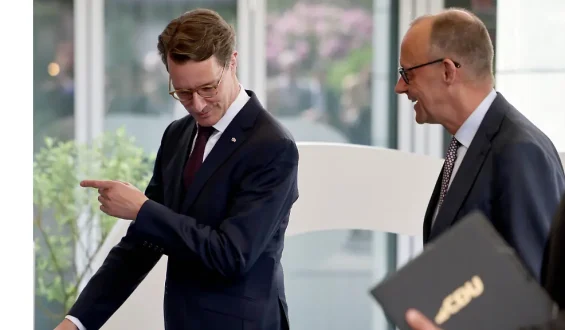 Merz dankt der NRW-Regierung, Wüst weist Spekulationen über Kanzlertausch zurück