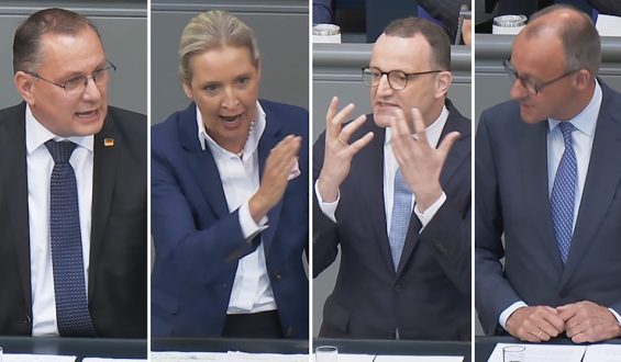 Intensive Debatte im Bundestag über Putin und die AfD