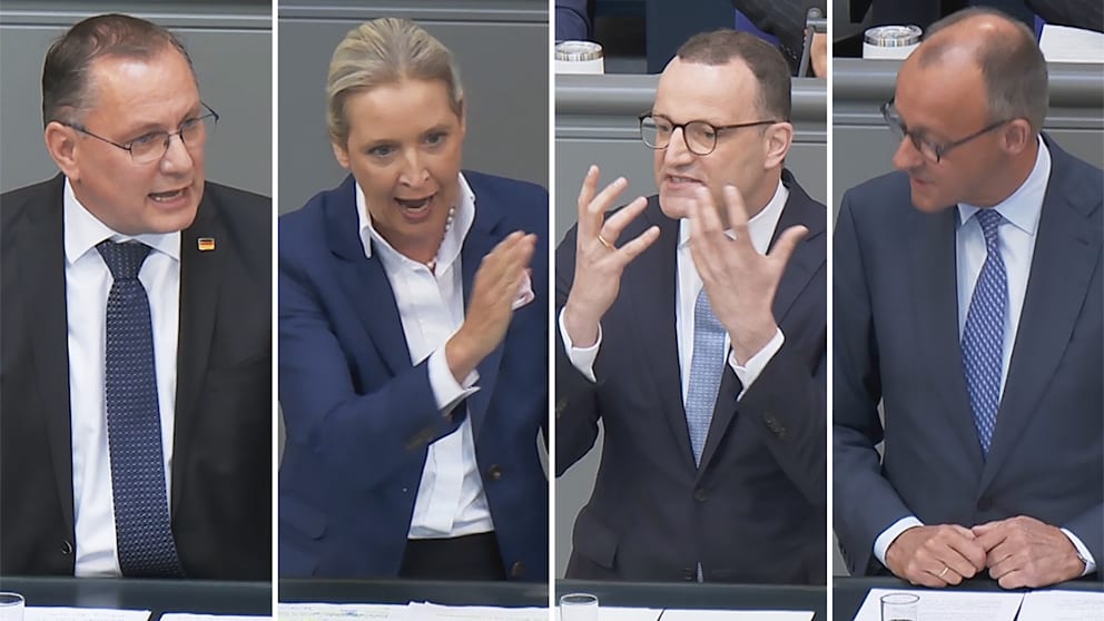 Intensive Debatte im Bundestag über Putin und die AfD