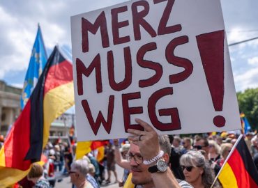 Proteste gegen die Bundesregierung in Berlin