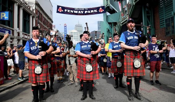 Schottische Fußballfans hinterlassen bleibenden Eindruck in Boston