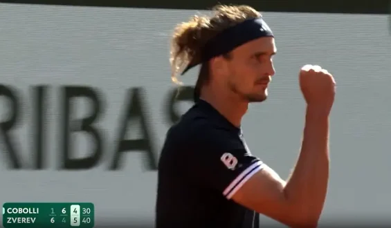 Zverev besiegt Cobolli in einem Vier-Stunden-Krimi