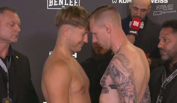 Verwirrung vor dem Fame Fighting International
