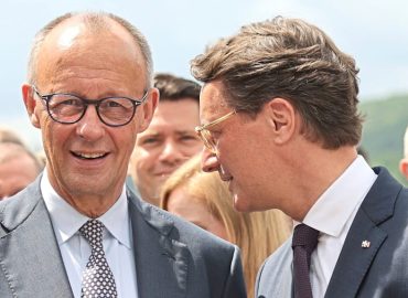 Spekulationen über Kanzlerwechsel: Signal von Wüst bei Merz-Besuch
