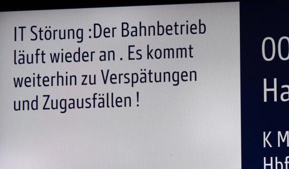 Störung bei der Deutschen Bahn behoben
