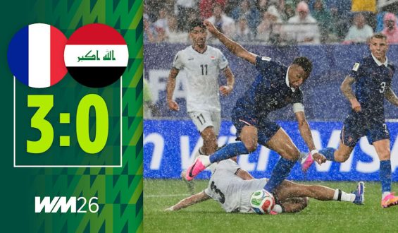 Das längste Spiel der WM: Mbappé-Show bei Regen-Chaos