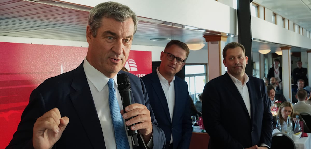 SPD’s Seeheimer Kreis und Union auf gemeinsamer Spargelfahrt