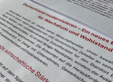 SPD-Fraktion präsentiert Impulspapier zur Überwindung der Wirtschaftskrise