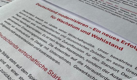 SPD-Fraktion präsentiert Impulspapier zur Überwindung der Wirtschaftskrise