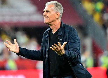 Emotionaler Moment bei WM-Trainer