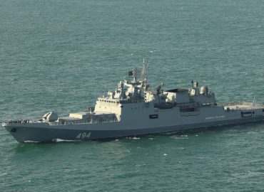 Russisches Kriegsschiff feuert Warnschüsse im Ärmelkanal ab