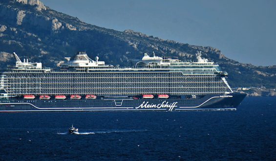 Kreuzfahrtschiff in Kiel wegen Sprengstoffalarm evakuiert