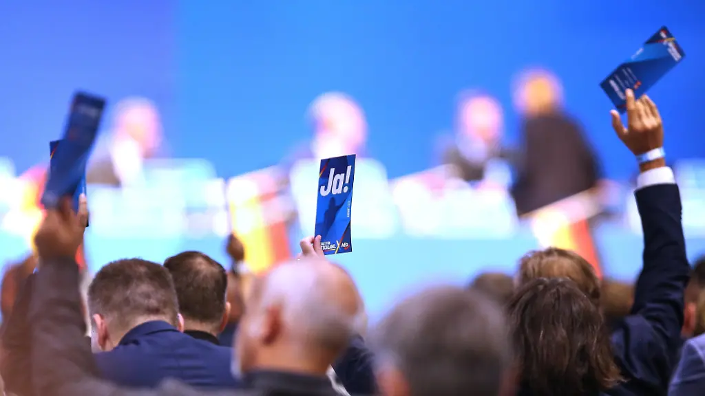 AfD-Parteitag in Erfurt von Protesten begleitet