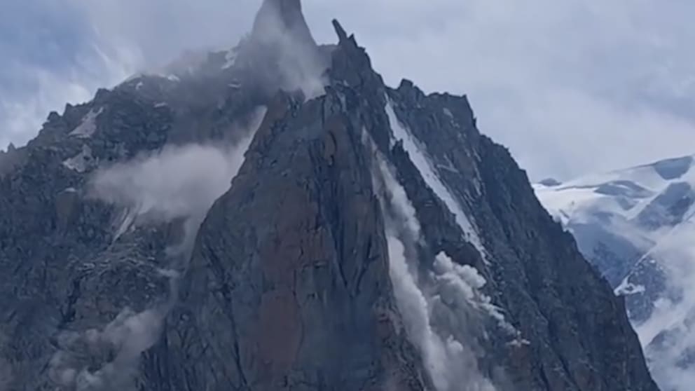 Teile des Mont Blanc brechen ab
