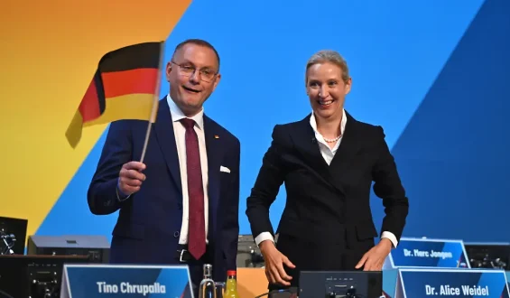 AfD-Parteitag: Weidel und Chrupalla bestätigt