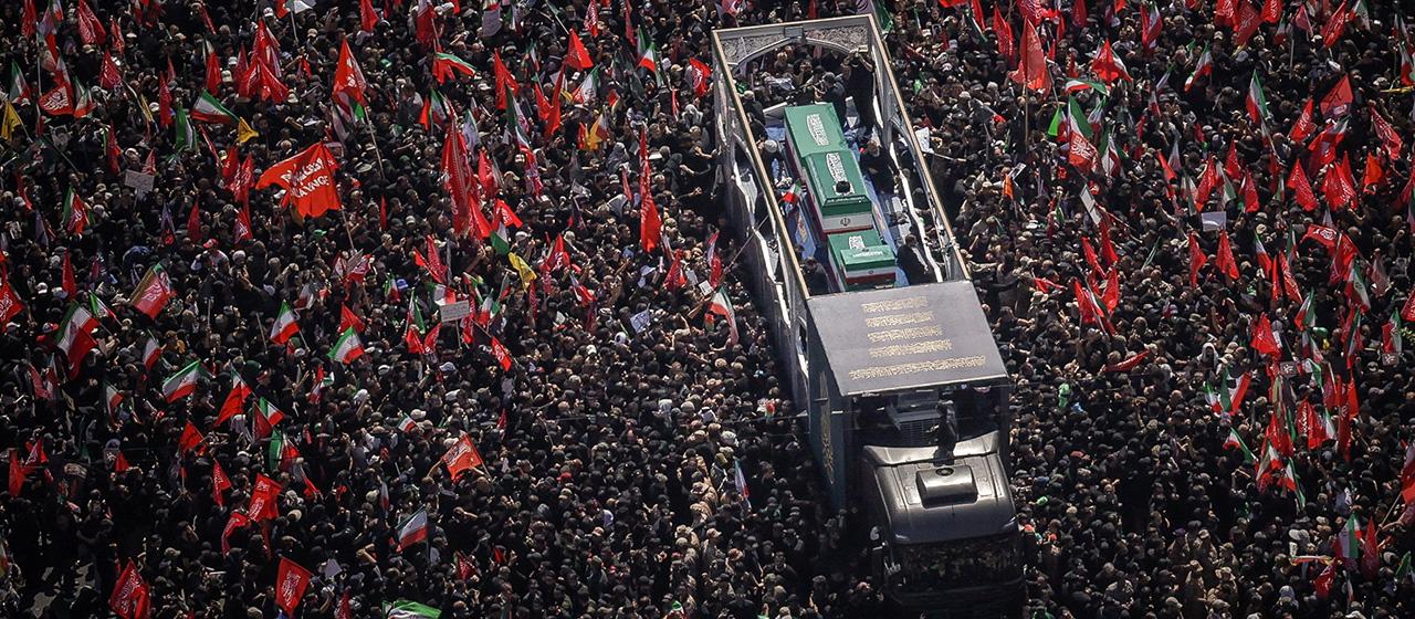 Iranische Trauerzeremonien für Ali Chamenei
