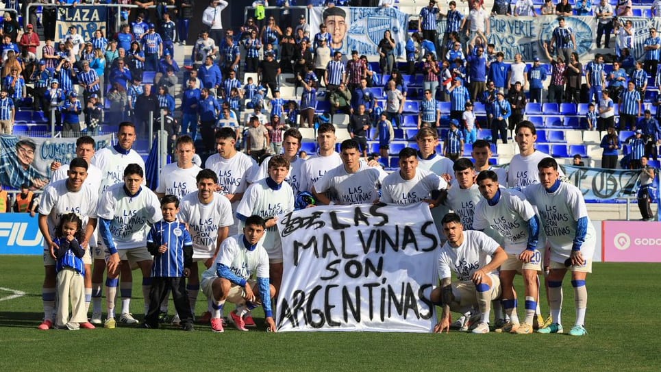 Argentinischer Klub sorgt mit Falkland-Banner für Aufsehen