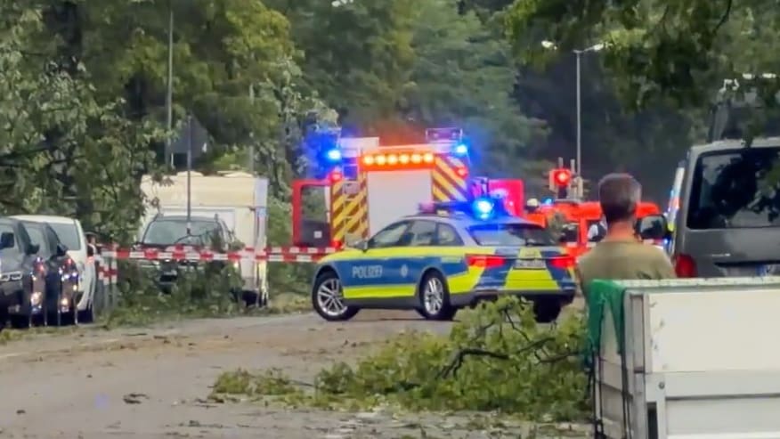 Unwetter fordert Menschenleben in Karlsruhe