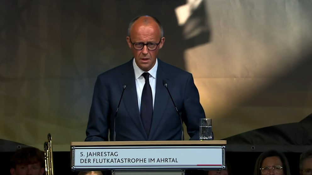 Kanzler Gedenkt Flut-Opfern: Merz im Ahrtal Emotional