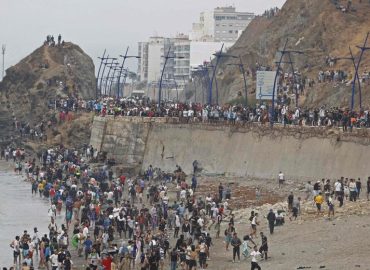 Großer Andrang von Migranten in Ceuta