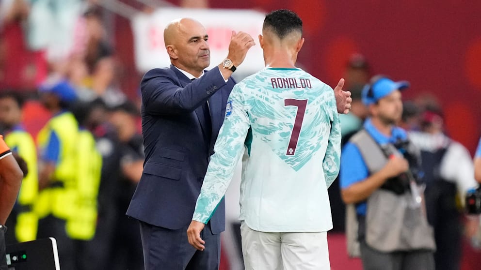 Ronaldo wird ausgewechselt: Seine Reaktion auf der Bank