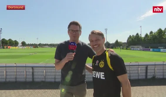 Kovac unterbricht Sky-Schalte beim BVB-Training