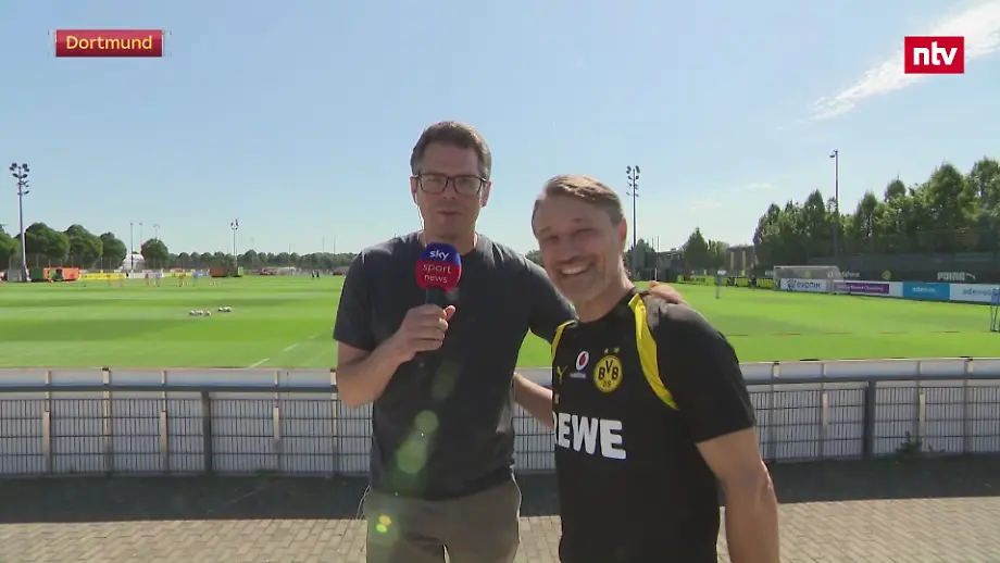 Kovac unterbricht Sky-Schalte beim BVB-Training