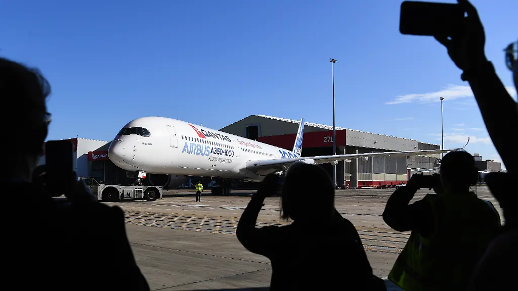 Qantas stellt neuen Flugrekord mit Airbus A350 auf