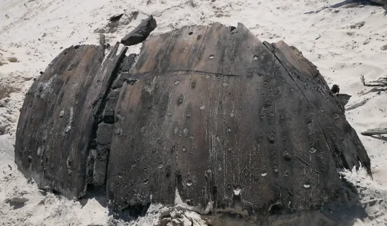 Bauarbeiter entdecken historisches Schiffswrack auf Norderney